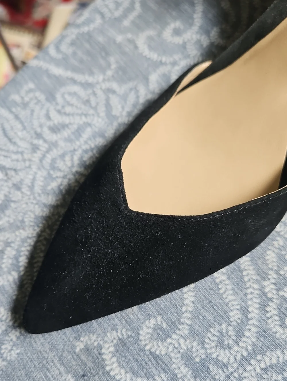 Great Suede Slingback Shoes